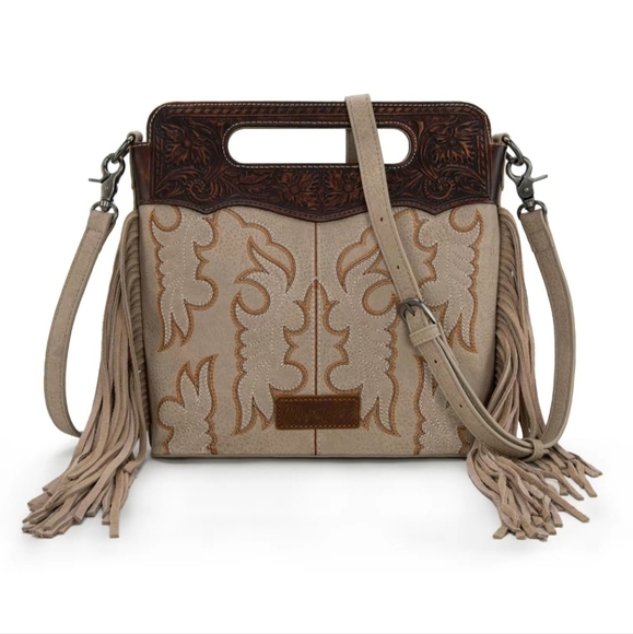 Wrangler Bootstitch Fringe Bag - Picture 3 of 5